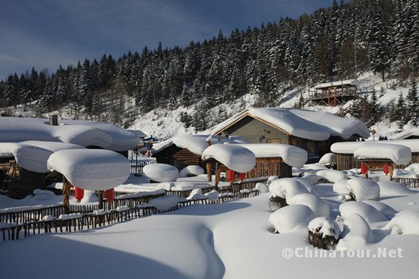 snow village