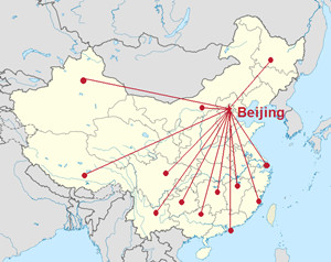 beijing to other cities