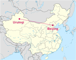 beijing to urumqi