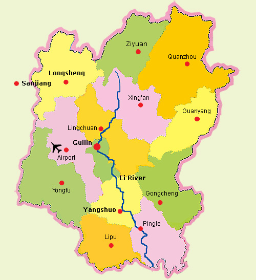 guilin-district-map