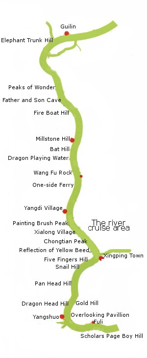 li river map