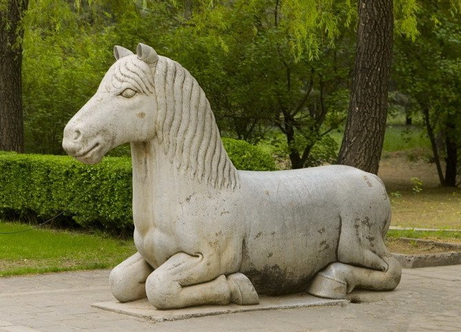 Stone Sculpture-horse