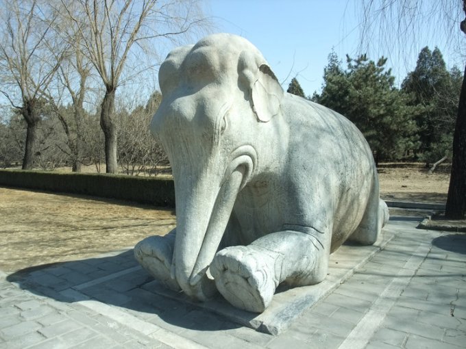 Stone Sculpture-elephant